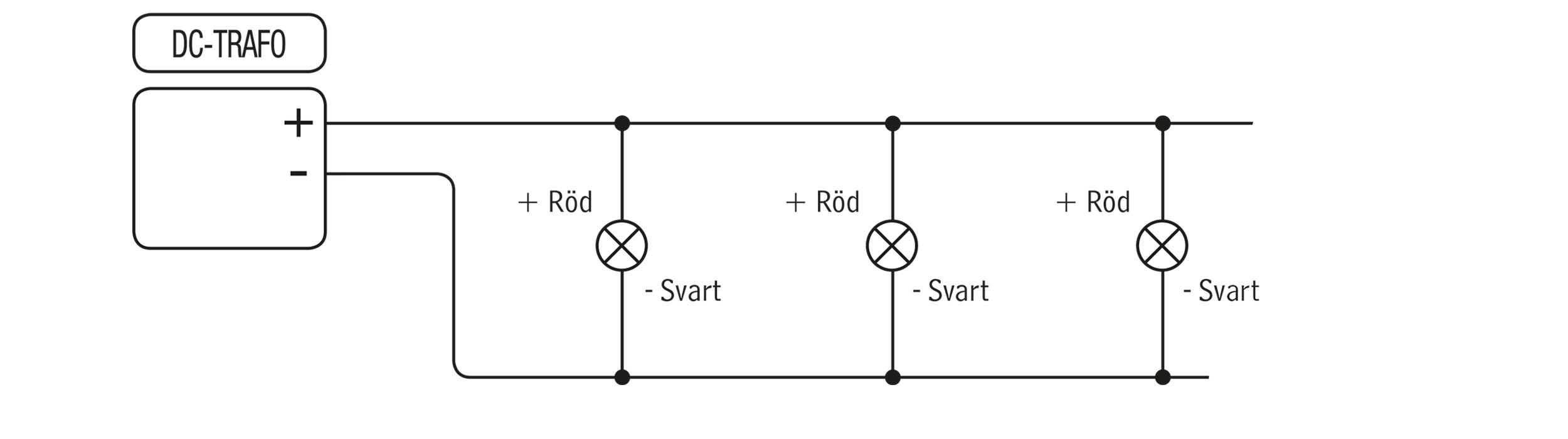 Parallelkoppling likström (DC)