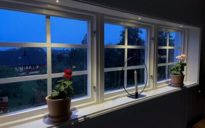 Belysning fönstersmyg – referens